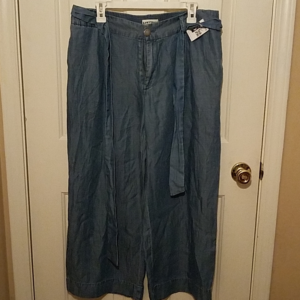 🌈Ava & Viv plus size Wide leg pants!